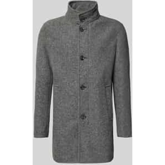 Regular fit lange jas met wol, model '11 FYNN'