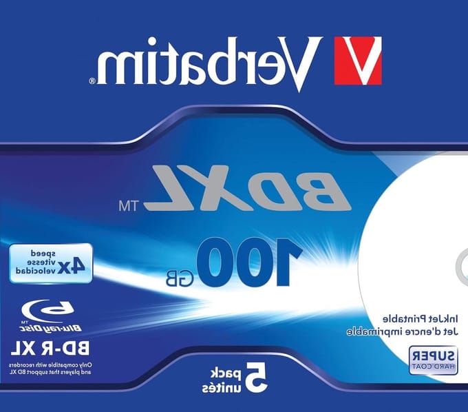 Blu-ray Schijven - BD-R XL - Data Opslag - Bedrukbaar Oppervlak - 100 GB - Wit