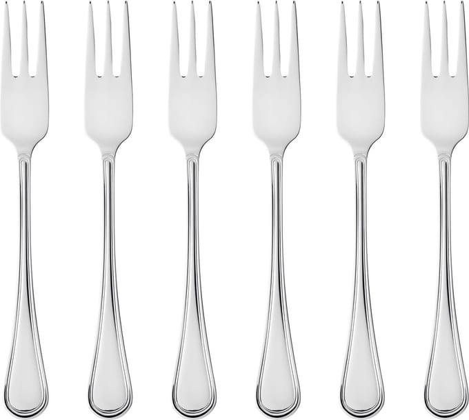 Gense Oxford Taartvork 16,2 cm 6 stuks Glanzend staal