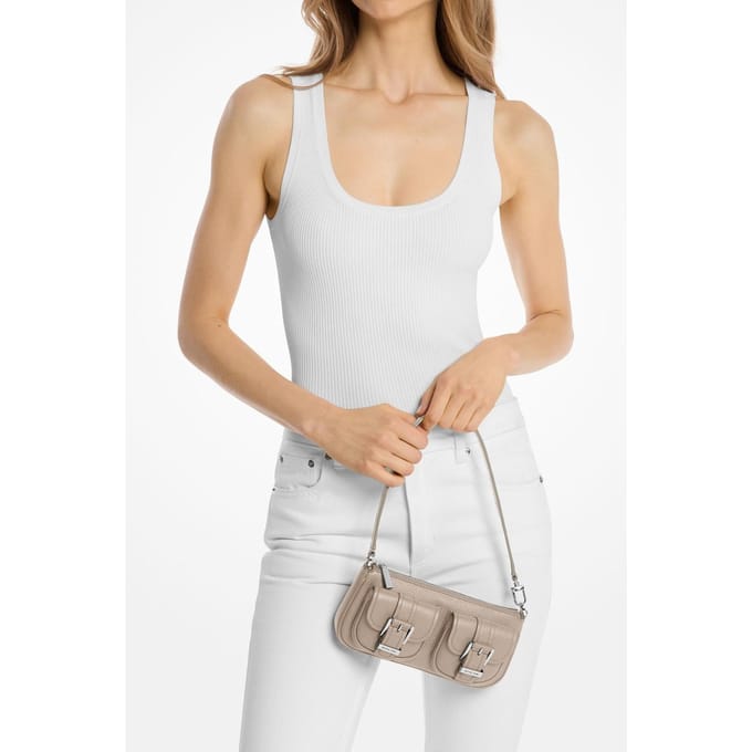 Michael Kors Small Convertible Pouchette Light Sand Taglia: OS | Borse a mano Outlet | Donna | Marrone