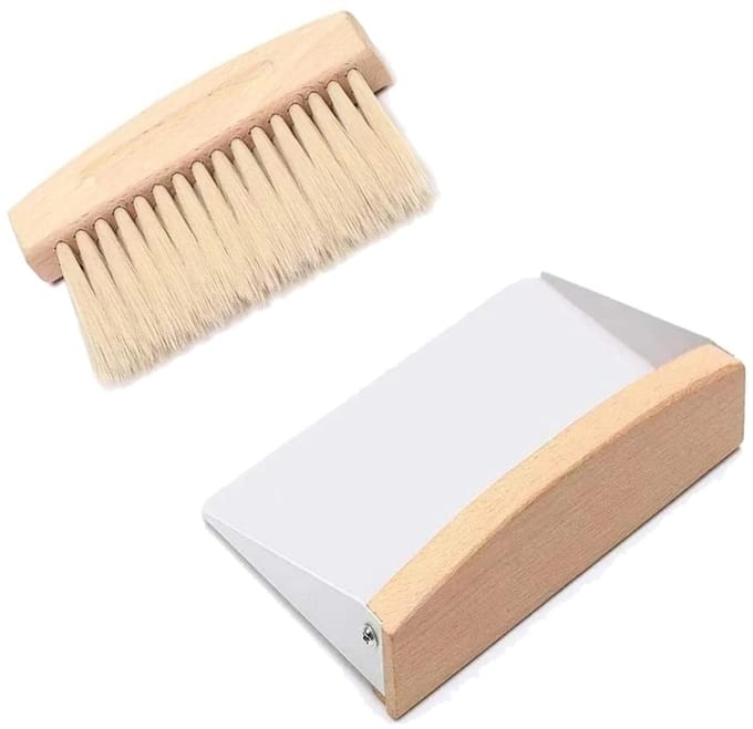Dailygoods- Tafelbezem - Mini-veegschep/borstel - Set van veegschep