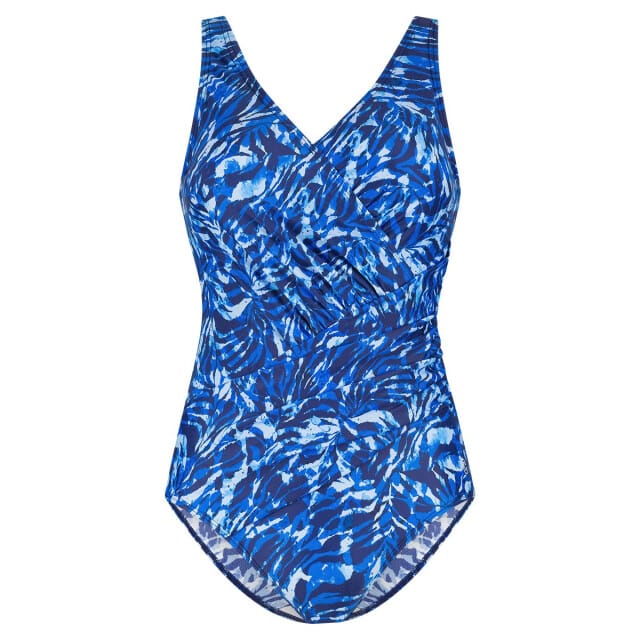Ten Cate badpak soft cup shape sea swirl blue voor Dames | Maat 46