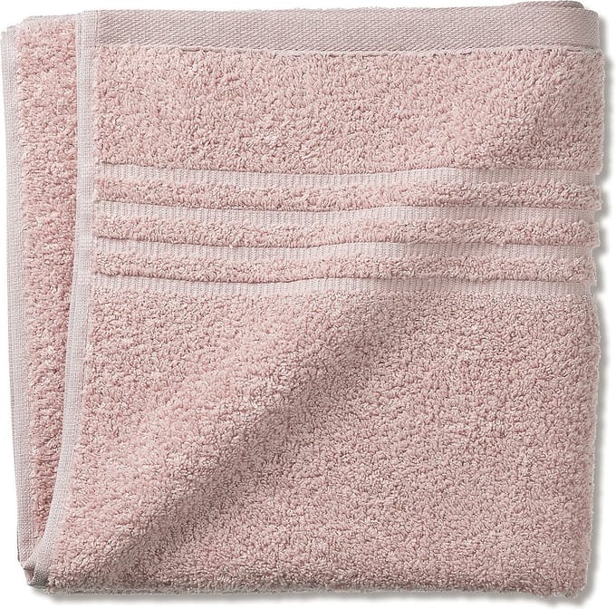 Handdoek, 50 x 100 cm, Oud Roze - Kela | Leonora