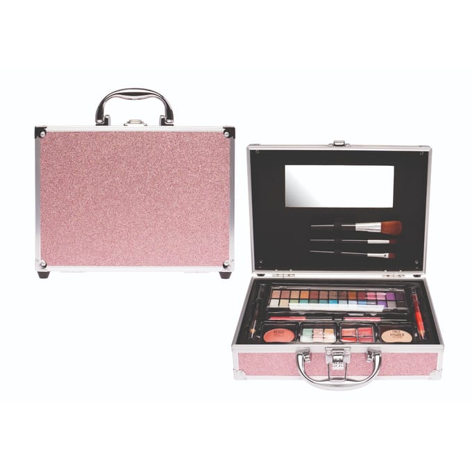 Casuelle Make-up koffer Pink - Vlinders Opmaken en sieraden