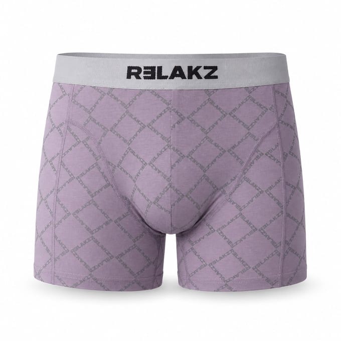 RELAKZ Heren Boxershorts Lenzing Modal 2-pack RZ Ridge Purple M