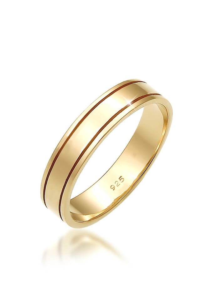 Elli PREMIUM - Ring - Elli PREMIUM Ring Dames Band Paar Bruilloft in 925 sterling zilver - Dames