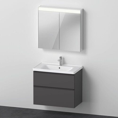 Duravit D-Neo furniture set with mirror cabinet 80 cm DE011604949
