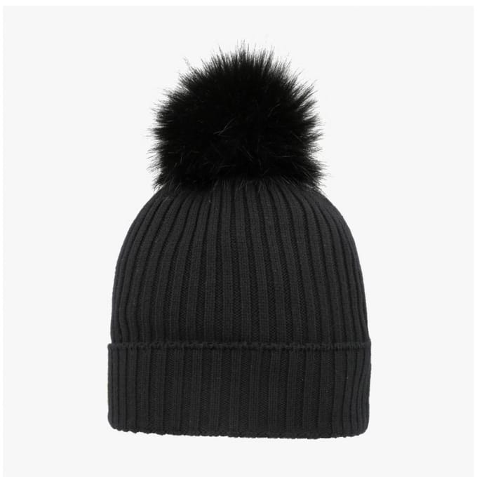 Moncler Pom Pom Muts Logo Patch 3b00007 M1131 999 3B00007 M1131 999 (L) black