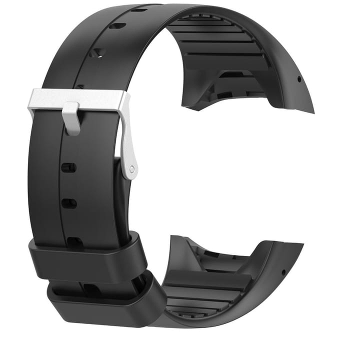 Montre polaire de remplacement en Silicone, bracelet réglable M400, avec outils noir