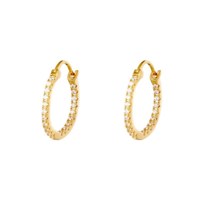 Oorbellen Shiny Hoops - Yehwang - Oorringen - One size - Goud