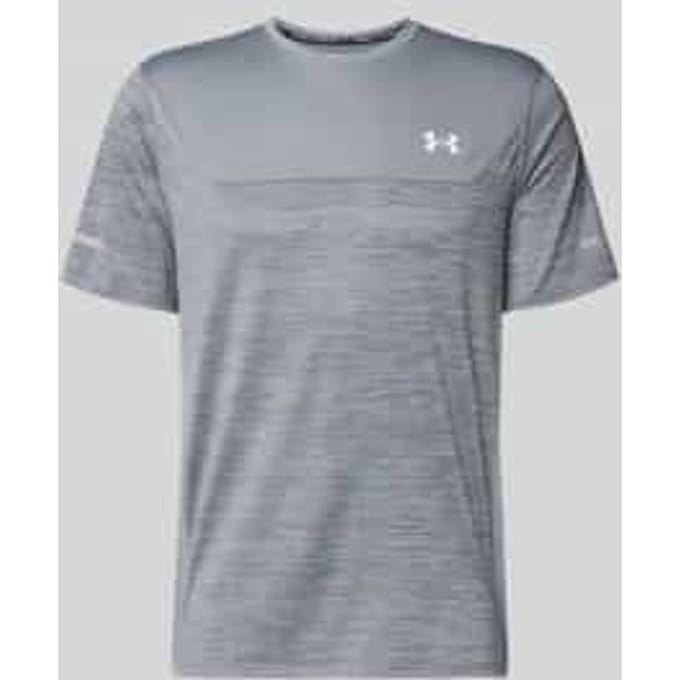 Functioneel shirt met logo en ronde hals