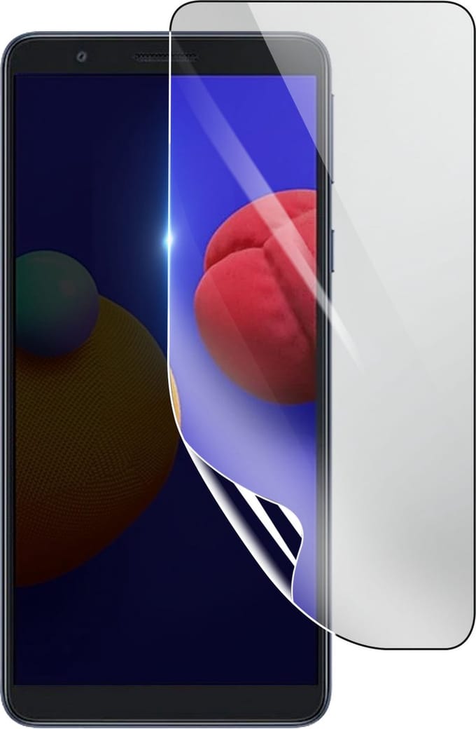 3mk, Geschikt voor Samsung Galaxy A01 Core, Schokbestendige Hydrogel Screenprotector, Transparant