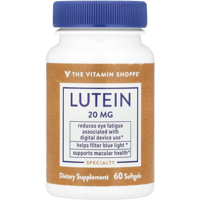 The Vitamin Shoppe, Luteïne, 20 mg, 60 zachte capsules