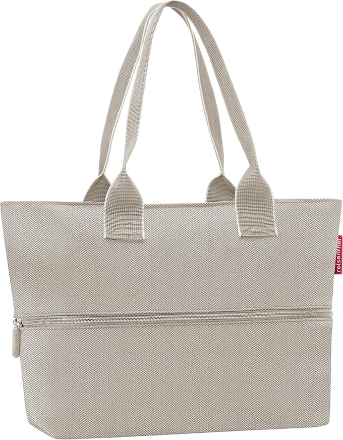 Reisenthel Shopper E1 Shopper Schoudertas - 12L - Herringbone Zand