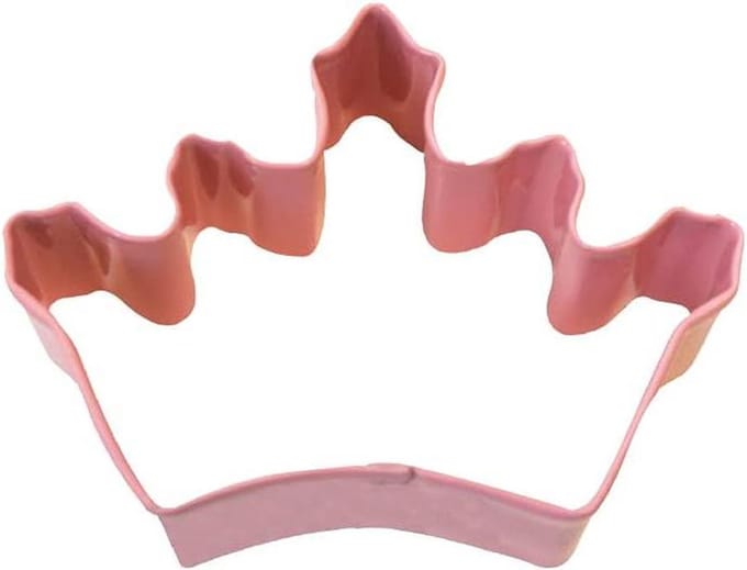 Koekjesvorm Kroon - Bakvorm - Taarten Decoreren - Poly-Hars Gecoat - 127 cm - Roze