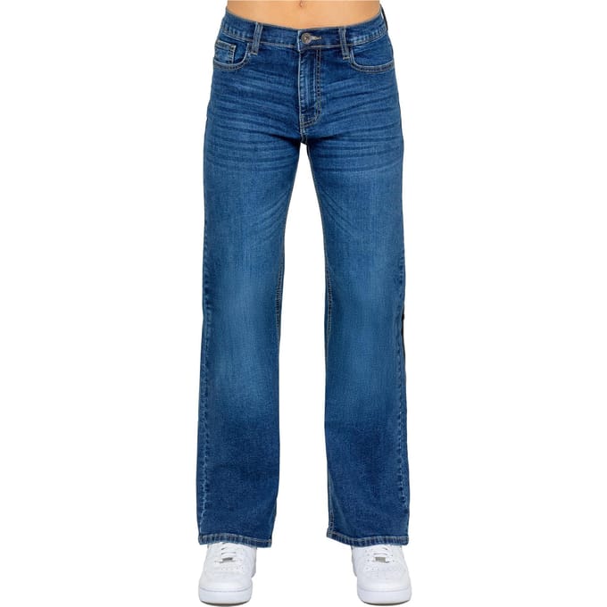 Enzo | Dames Jeans Met Wijde Pijpen
