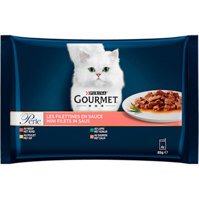 Perle mini filet saus kip, konijn rund