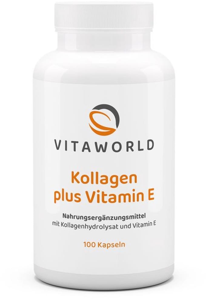 Vitaworld collageen 500mg plus vitamine E 100 capsules