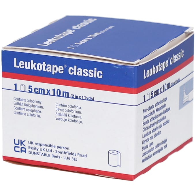 Leukotape® Classic 5 cm x 10 m Wit 01703-00 1 Verband