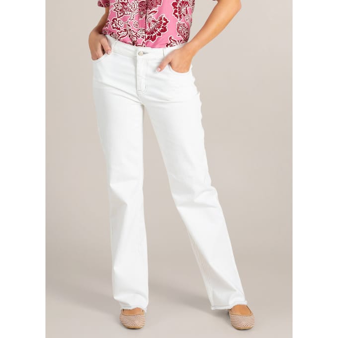 IVY BEAU Gerlisa Bottoms - White - maat 44