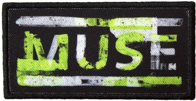 Muse - Distressed Logo Patch - Zwart