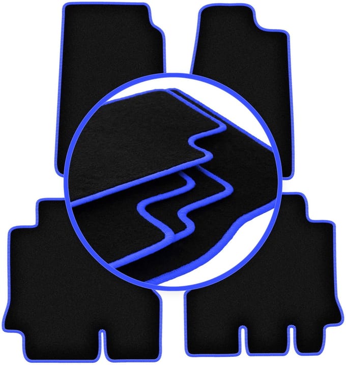 CARLUX-BLUE automatten voor: Jeep Wrangler III JK off-road (2006-2017)