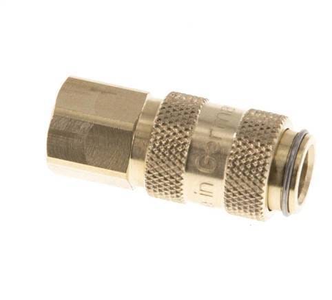Messing DN 2.7 (Micro) Luchtkoppeling Snelkoppeling M5 Binnendraad