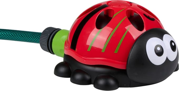 Lieveheersbeestje water sproei