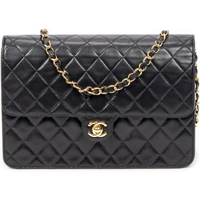 CC Push Lock Straight Single Flap  Schoudertas