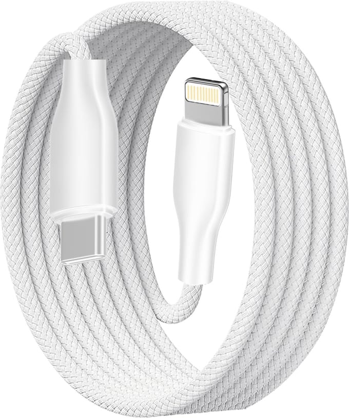 Oplader kabel 2 Meter geschikt voor iPhone - Kabel geschikt voor lightning - USB C kabel - Lader kabel