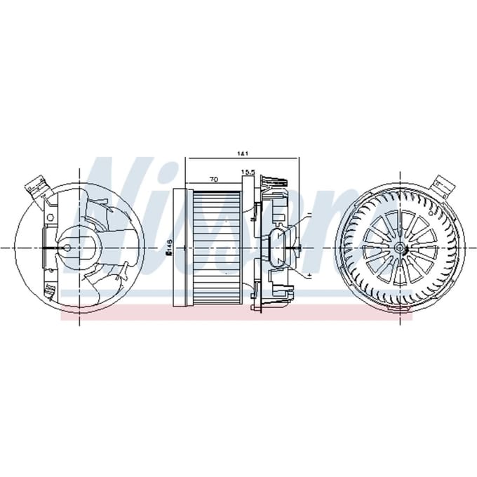 Interieurventilatie NISSENS 87267
