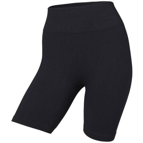 CRIVIT Geribde dames bikershort - seamless (Zwart, S (36/38))