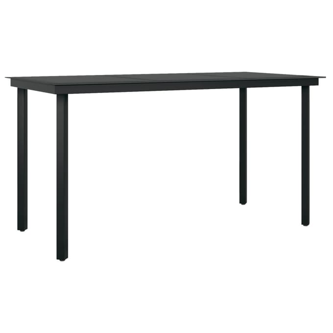 vidaXL - 5-delige - Tuinset - zwart