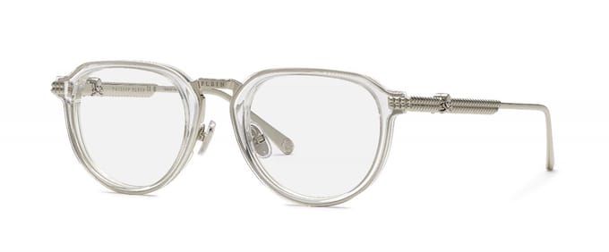 Philipp Plein VPP116V Palladio lucido 52/22/145 MAN Brilmonturen