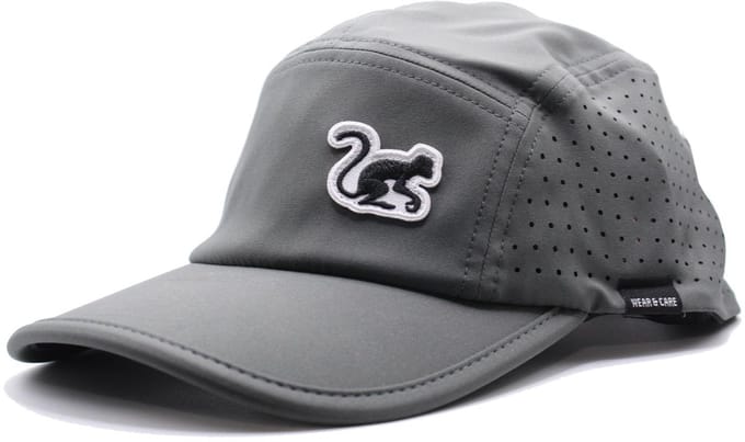 5-panel sportpet - Hardlooppet - Gerecycled - Sneldrogend / Volwassenen / One size (Grijs)
