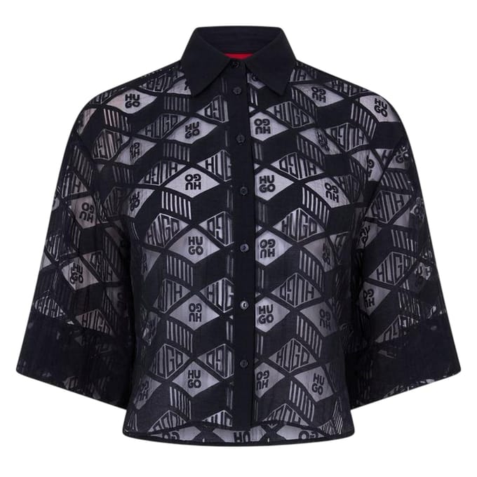Hugo Ephraima-blouse met lange mouwen voor dames (Zwart)