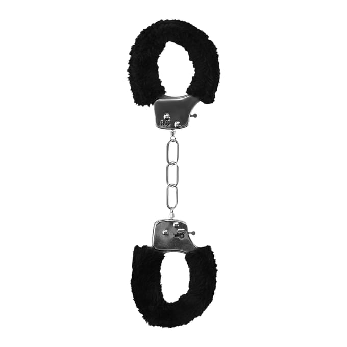 Beginner's Furry Hand Cuffs - With Quick-Release Button
