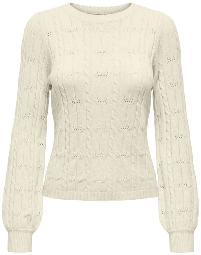 ONLY - ONLKATIA LS STRUCTURE O-NECK PULL CC KNT - Meisjes - Gebreide truien