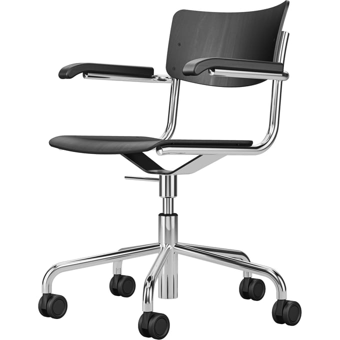 Thonet S 43 DR / FDR Atelier Drehstuhl - met armleuning