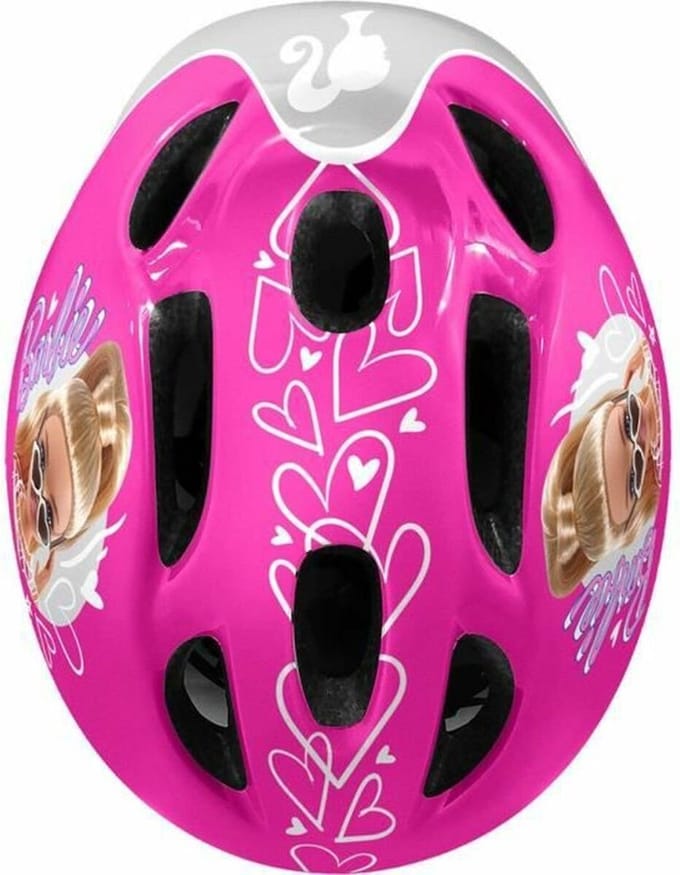 Mattel Barbie Skatebescherming 5-delig 50-56 Cm Roze/wit Maat S