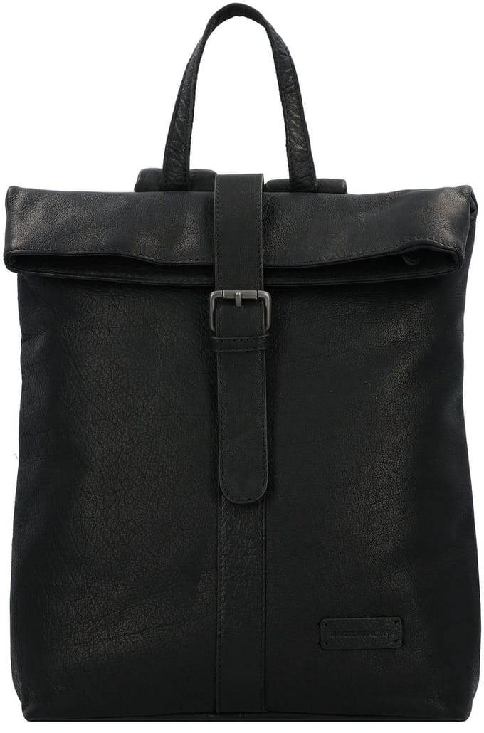 Jack Kinsky Porto Dagrugzak Leer 37 cm Laptop compartiment - 38cm (15 duim) - schwarz