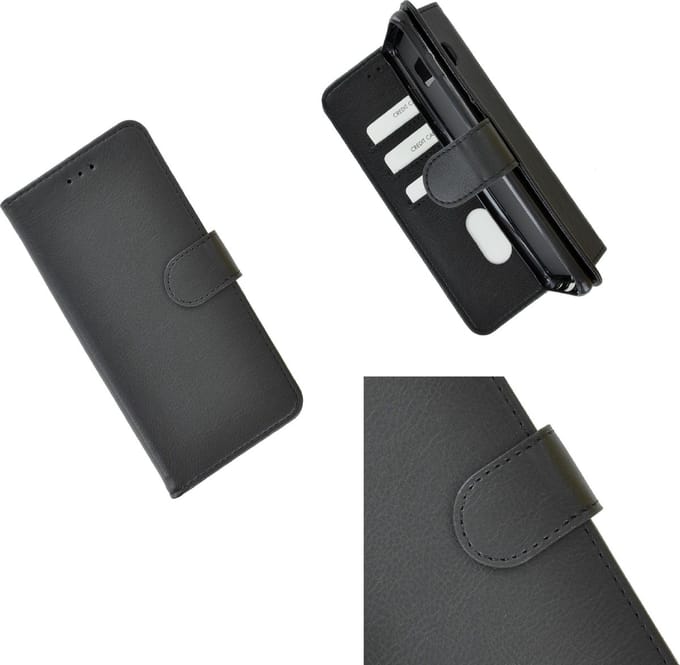 Pearlycase Hoes Wallet Book Case Zwart Geschikt voor Apple iPhone 11 Pro