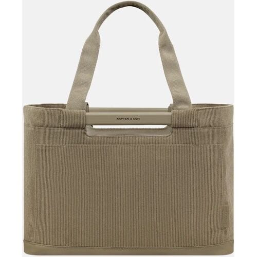 Kapten & Son Vaasa boodschappentas dusty khaki