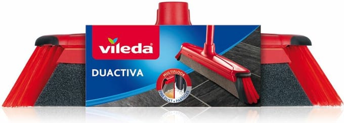Vileda Bezem Sponsborstel zonder steel, Vileda DuActiva navulling