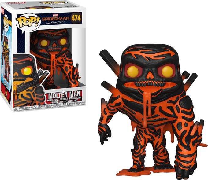 Funko Pop! Spider Man - Far From Home - Molten Man #474 - Verzamelfiguur