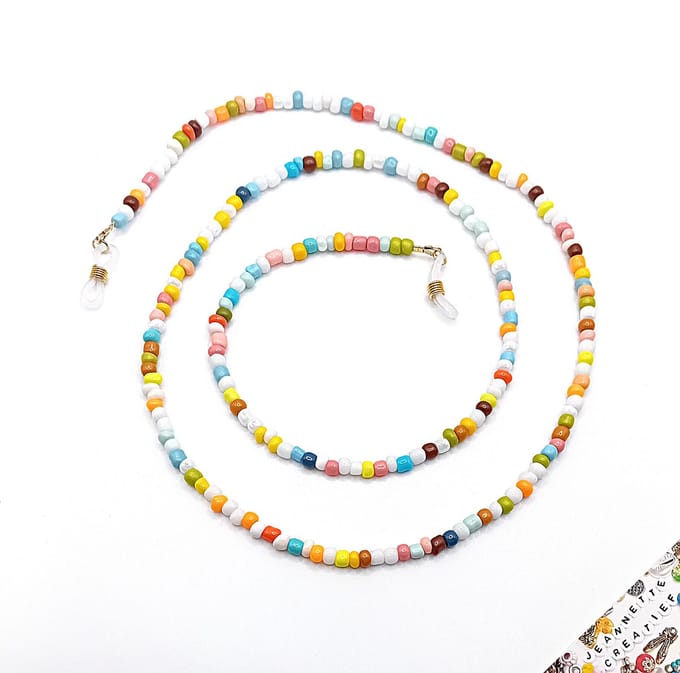 Jeannette-Creatief® - Beach - Zonnebrilkoord Tropical - Zonnebrilkoord - Brillenkoord