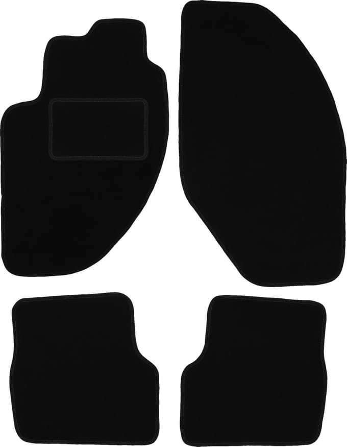 Zwarte veloursmatten voor: Alfa Romeo 166 sedan (1998-2009)