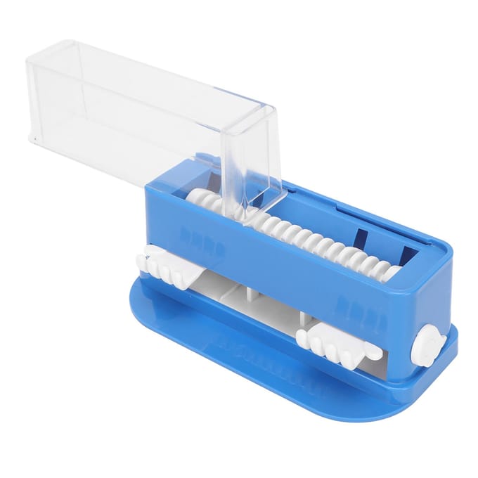 Dentale Micro Applicator Dispenser Compact Handig Grote Capaciteit Dentale Wattenstaafjes Doos Blauw blauw