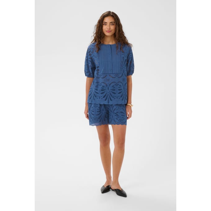 Blouse met korte mouwen CUakeena Blouse met korte mouwen Feminine