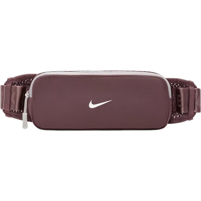 Nike heuptasje - Tempo Waistpack - kleur aubergine/grijs